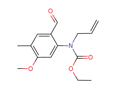 N-allyl-N-carbethoxy-2-formyl-5-methoxy-4-methyl-benzenamine