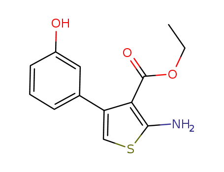 Ethyl-2-amino-4-(3-hydroxyphenyl)thiophene-3-carboxylate