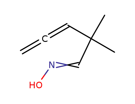 Molecular Structure of 913260-88-5 (2,2-dimethylpenta-3,4-dienal oxime)