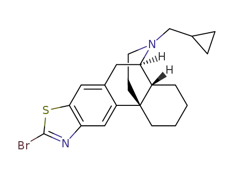 2-bromothiazolo[5,4-b]-N-(cyclopropylmethyl)morphinan