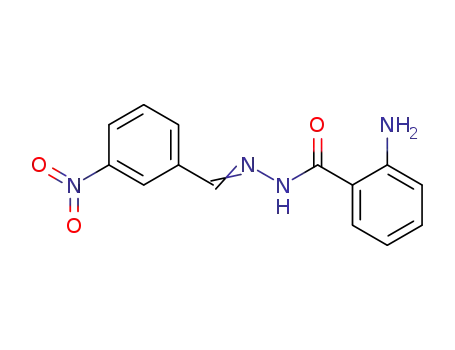2-amino-N-[(3-nitrophenyl)methylideneamino]benzamide