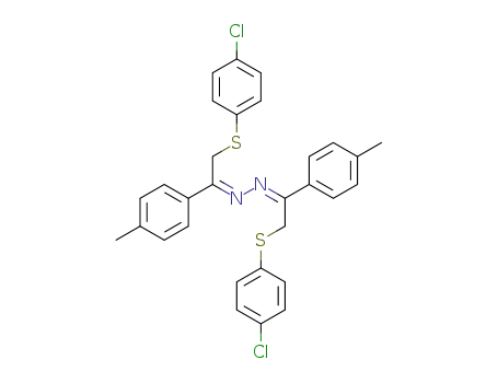 2-[(4-chlorophenyl)sulfanyl]-1-(4-methylphenyl)-1-ethanone N-[(Z)-2-[(4-chlorophenyl)sulfanyl]-1-(4-methylphenyl)ethylidene]hydrazone