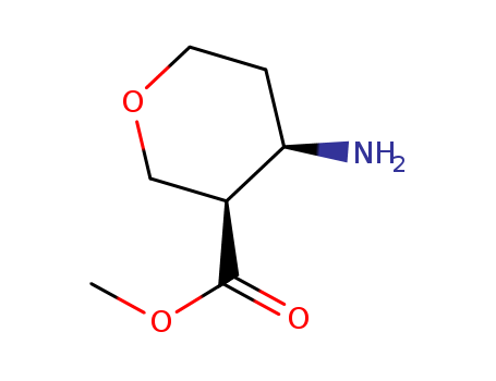 2H-Pyran-3-carboxylicacid, 4-aminotetrahydro-, methyl ester, (3R,4R)-