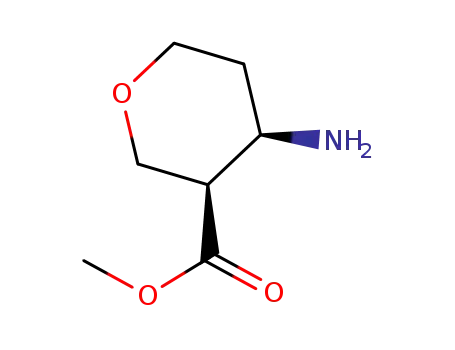 Molecular Structure of 503168-22-7 (2H-Pyran-3-carboxylicacid,4-aminotetrahydro-,methylester,(3R,4R)-(9CI))