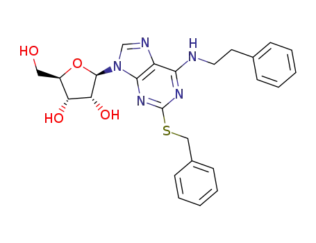 2-benzylthio-N<sub>6</sub>-phenethyladenosine
