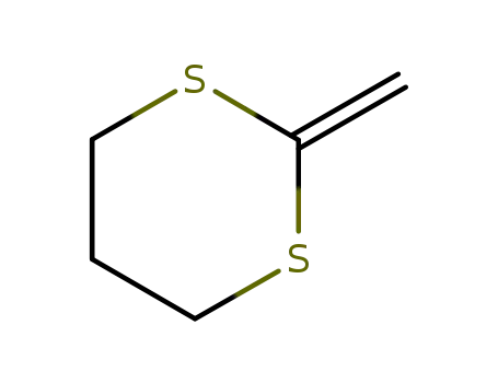 Molecular Structure of 21777-31-1 (1,3-Dithiane, 2-methylene-)
