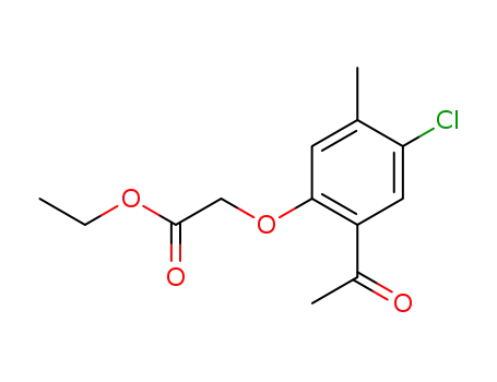 ethyl (2-acetyl-4-chloro-5-methylphenoxy)acetate