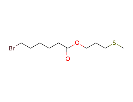 Molecular Structure of 816464-78-5 (6-bromo-hexanoic acid 3-methylsulfanyl-propyl ester)