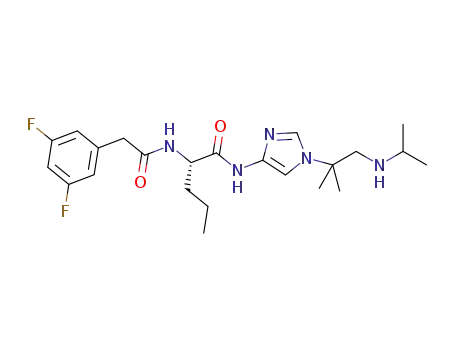 C<sub>23</sub>H<sub>33</sub>F<sub>2</sub>N<sub>5</sub>O<sub>2</sub>
