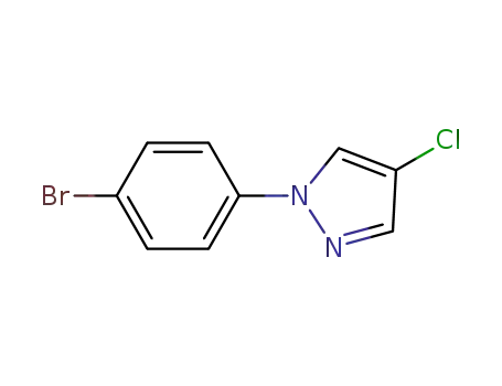 Molecular Structure of 1248589-16-3 (1-(4-bromophenyl)-4-chloro-1H-pyrazole)