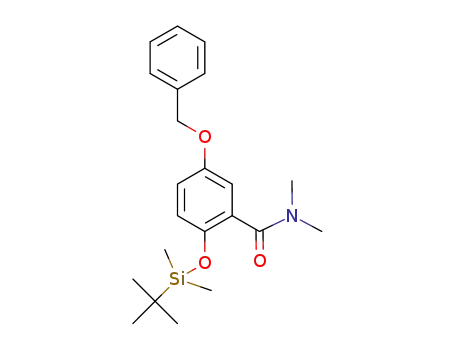 5-(benzyloxy)-2-(tert-butyldimethylsilyloxy)-N,N-dimethylbenzamide