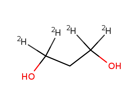 Molecular Structure of 41866-21-1 (1,3-propanediol-1,1,3,3-d<sub>4</sub>)