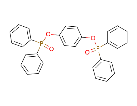 Molecular Structure of 54573-05-6 (Phosphinic acid, diphenyl-, 1,4-phenylene ester)