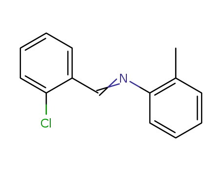 Molecular Structure of 17099-08-0 (N-[(E)-(2-chlorophenyl)methylidene]-2-methylaniline)