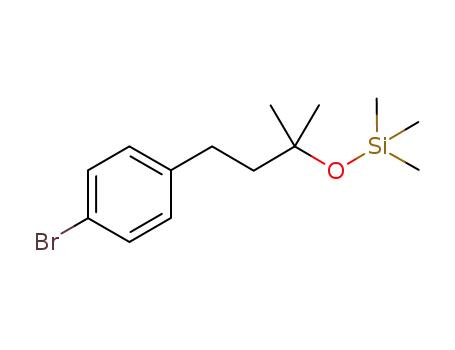 4-(4-bromophenyl)-2-methyl-2-trimethylsiloxybutane