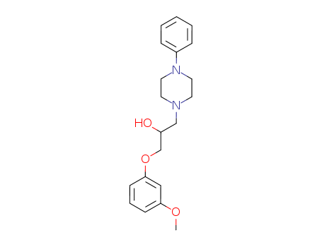1-Piperazineethanol, alpha-(m-methoxyphenoxymethyl)-4-phenyl- cas  66307-45-7
