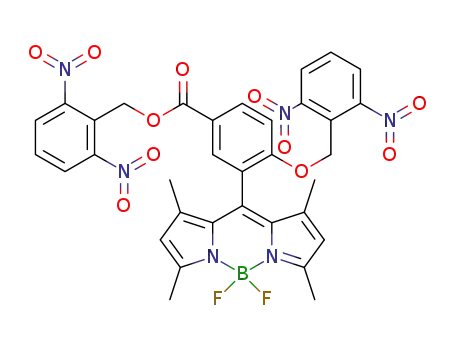C<sub>34</sub>H<sub>27</sub>BF<sub>2</sub>N<sub>6</sub>O<sub>11</sub>
