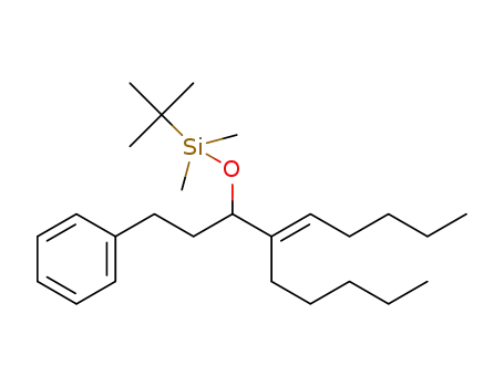 (E)-tert-butyldimethyl(4-pentyl-1-phenylnon-4-ene-3-yloxy)silane