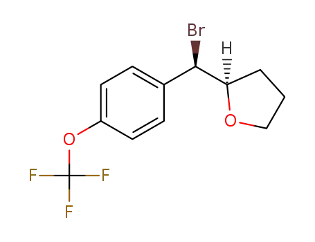 (2R)-tetrahydro-2-[(R)-bromo(4-trifluoromethoxyphenyl)methyl]furan