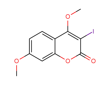 3-iodo-4,7-dimethoxycoumarin
