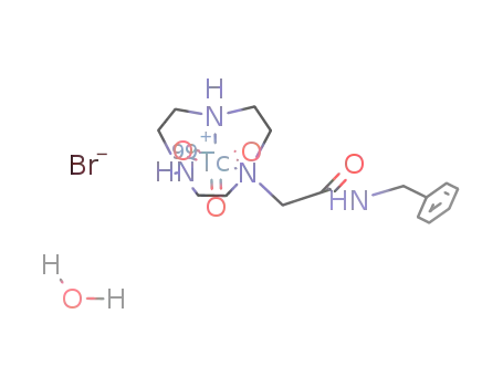 [<sup>(99)</sup>TcO<sub>3</sub>(N-benzyl-2-(1,4,7-triazononan-1-yl)acetamide)]Br*H<sub>2</sub>O