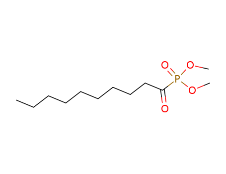 Molecular Structure of 118433-65-1 (Phosphonic acid, (1-oxodecyl)-, dimethyl ester)
