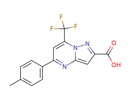 5-(4-methylphenyl)-7-(trifluoromethyl)pyrazolo[1,5-a]pyrimidine-2-carboxylic acid