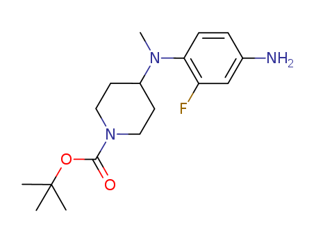 tert-Butyl 4-[(4-amino-2-fluorophenyl)(methyl)amino]piperidine-1-carboxylate