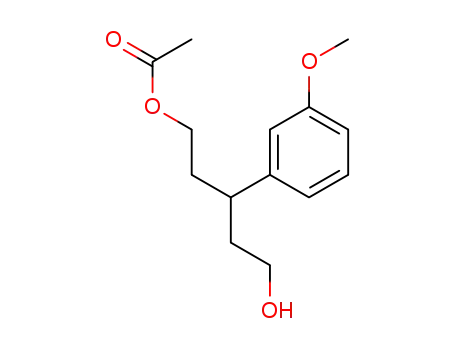(+/-)-5-hydroxy-3-(3-methoxyphenyl)pentyl acetate