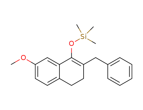 2-benzyl-7-methoxy-1-trimethylsilyloxytetral-1-ene