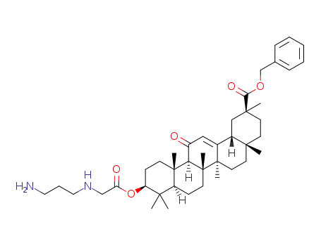 benzyl (3β)-3-([N-(3-aminopropyl)glycyl]oxy)-11-oxo-olean-12-en-30-oate