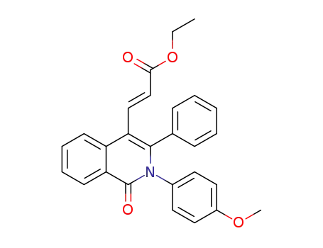 ethyl (E)-3-[2-(4-methoxyphenyl)-1-oxo-3-phenyl-1,2-dihydroisoquinolin-4-yl]acrylate