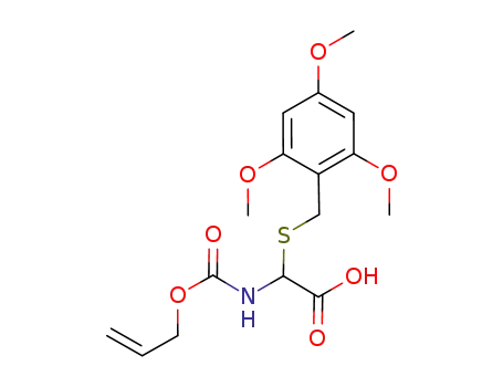 Molecular Structure of 946524-10-3 (Alloc-D,L-Ncy(Tmob)-OH)
