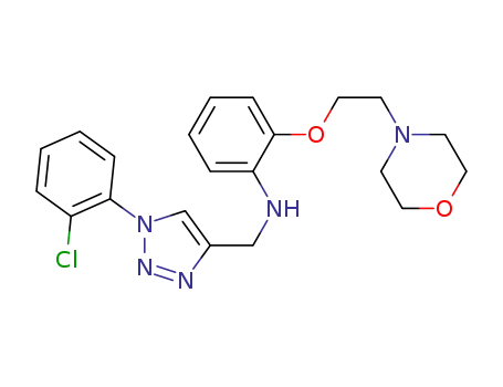 1-(2'-chlorophenyl)-4-[N-[2-(2'-morpholinoethoxy)phenyl]aminomethyl]-1H-1,2,3-triazole