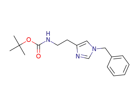 tert-butyl 2-(1-benzyl-1H-imidazol-4-yl)ethylcarbamate