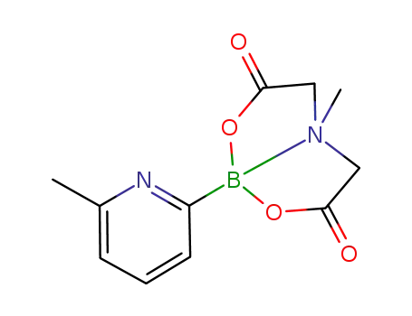 Molecular Structure of 1227700-42-6 (6-Methylpyridinyl-2-boronic acid MIDA ester)