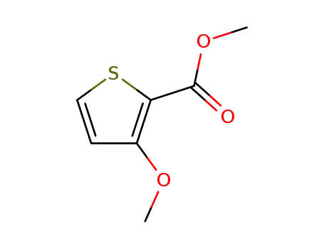 Molecular Structure of 62353-75-7 (Methyl 3-methoxythiophene-2-carboxylate)