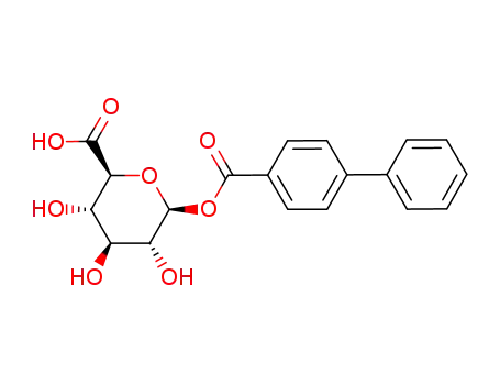 베타-D-글루코피라누론산, 1-(1,1'-비페닐)-4-카르복실레이트