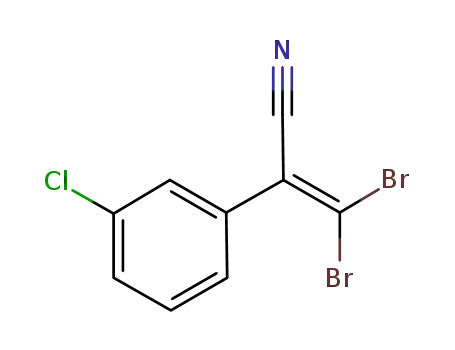 2-(3-chlorophenyl)-3,3-dibromoacrylonitrile