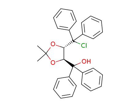 (4S,5S)-5-[(chloro)(diphenyl)methyl]-2,2-dimethyl-α,α-diphenyl-1,3-dioxolane-4-methanol