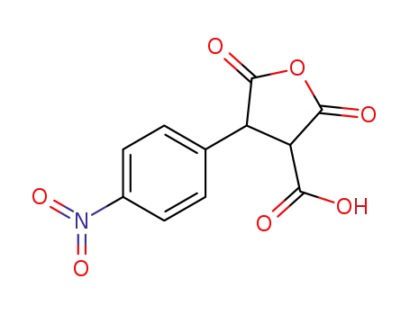 tetrahydro-4-(4-nitrophenyl)-2,5-dioxofuran-3-carboxylic acid