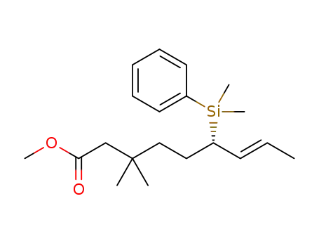 (E)-methyl 6-(dimethylphenylsilyl)-3,3-dimethyl-7-nonenoate