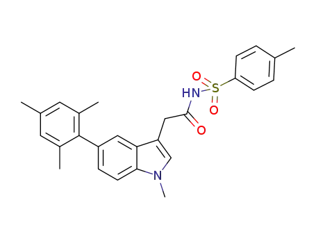 2-(5-mesityl-1-methyl-1H-indol-3-yl)-N-tosylacetamide