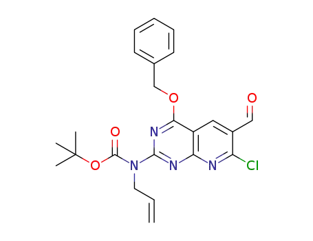 tert-butyl allyl-(4-(benzyloxy)-7-chloro-6-formylpyrido[2,3-d]pyrimidin-2-yl)carbamate