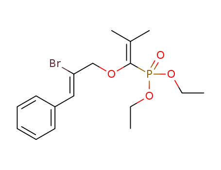 (Z)-diethyl 1-(2-bromo-3-phenylallyloxy)-2-methylprop-1-enylphosphonate