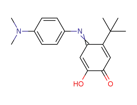 2,5-Cyclohexadien-1-one, 4-[[4-(dimethylamino)phenyl]imino]-5-(1,1-dimethylethyl)-2-hydroxy-
