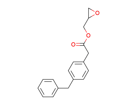 (+/-)-oxiran-2-ylmethyl 2-(4-benzylphenyl)acetate