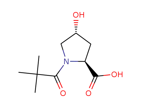 1-(2,2-dimethyl-propionyl)-4-hydroxy-pyrrolidine-2-carboxylic acid