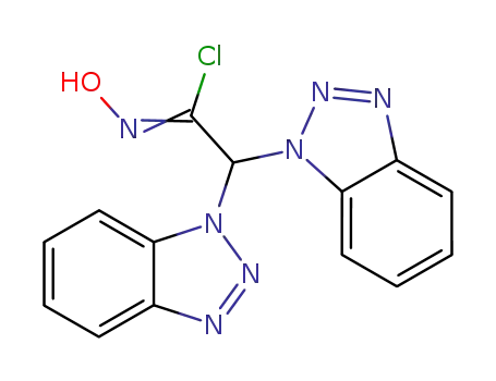 2,2-bis(benzotriazol-1-yl)-1-chloro-1-(hydroxyimino)-ethane