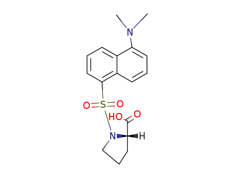 Molecular Structure of 1239-94-7 (DANSYL-L-PROLINE)